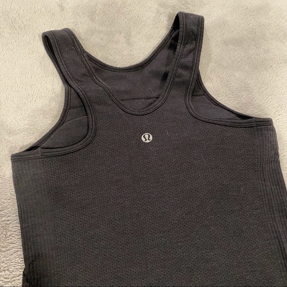Lululemon Black Seamlessly Covered Tank - Picture 7 of 10